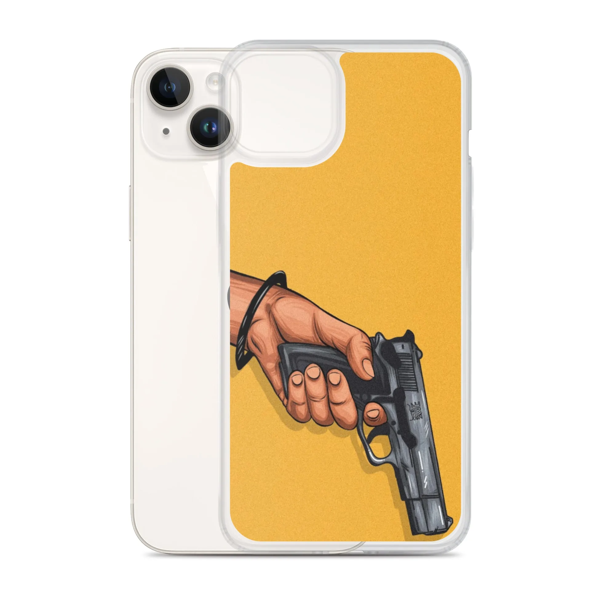 Hand with Gun iPhone Case