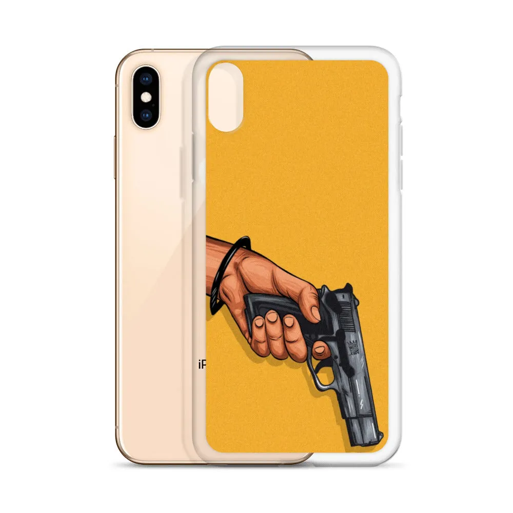 Hand with Gun iPhone Case