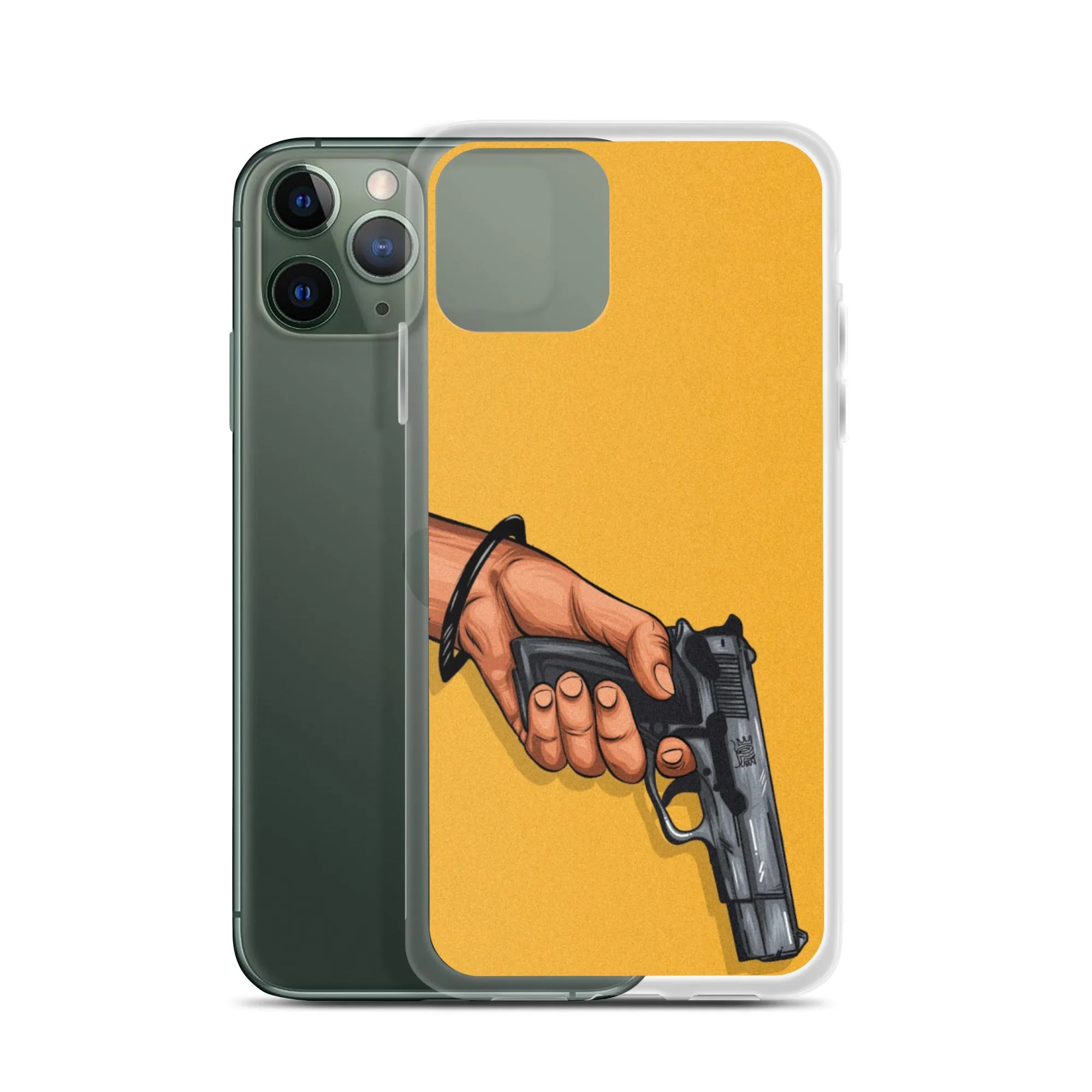 Hand with Gun iPhone Case