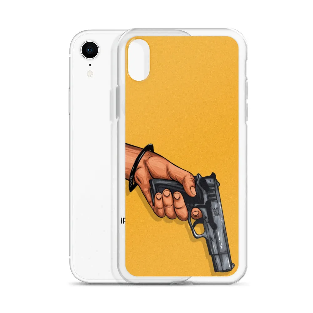 Hand with Gun iPhone Case