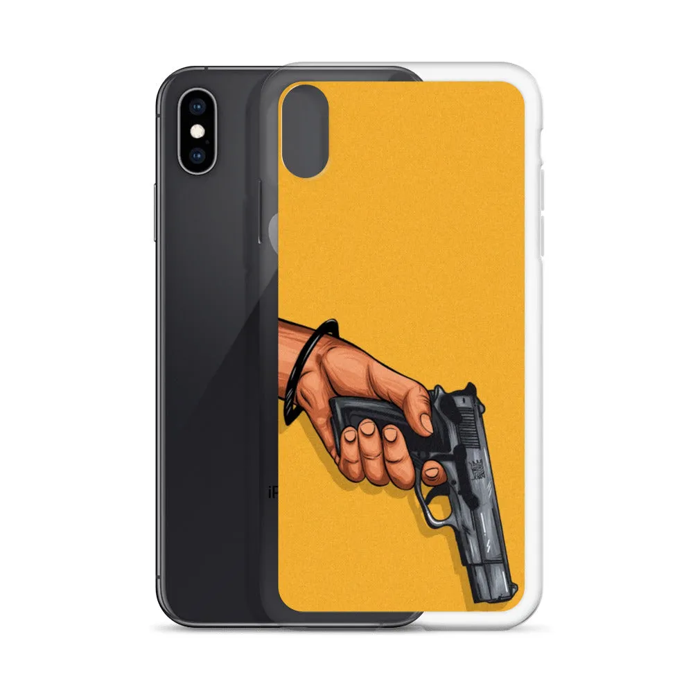 Hand with Gun iPhone Case