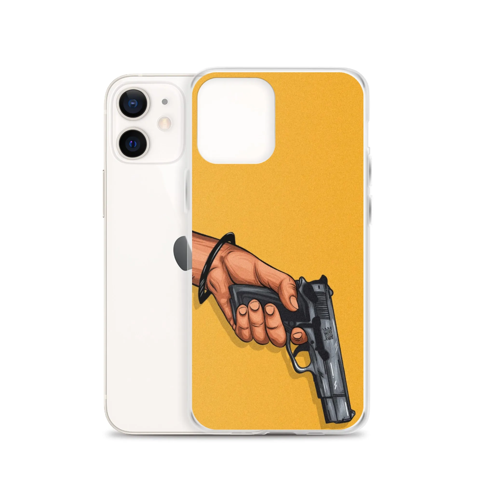 Hand with Gun iPhone Case