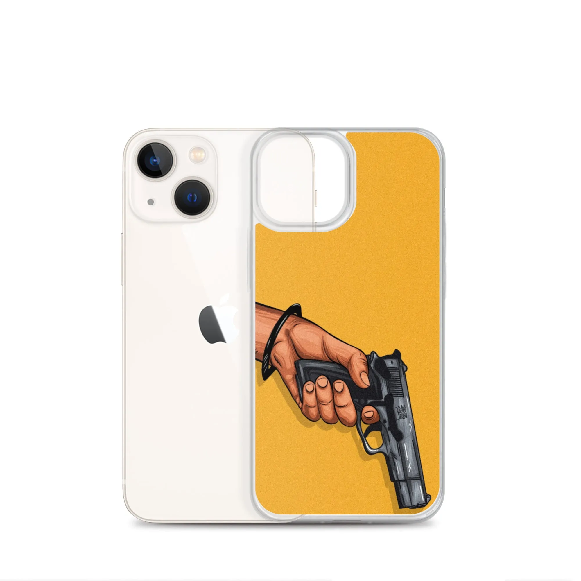 Hand with Gun iPhone Case