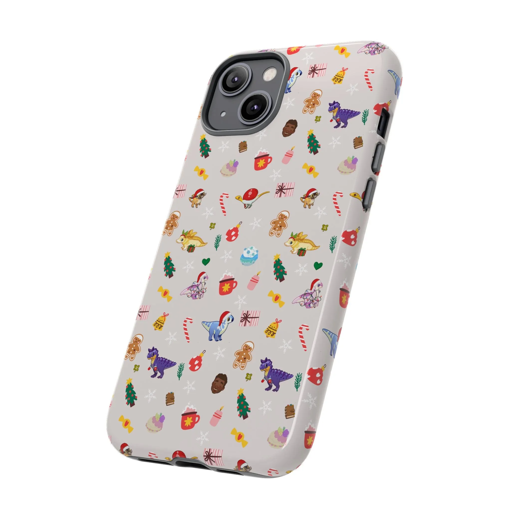 Holiday Dinos - Phone Case