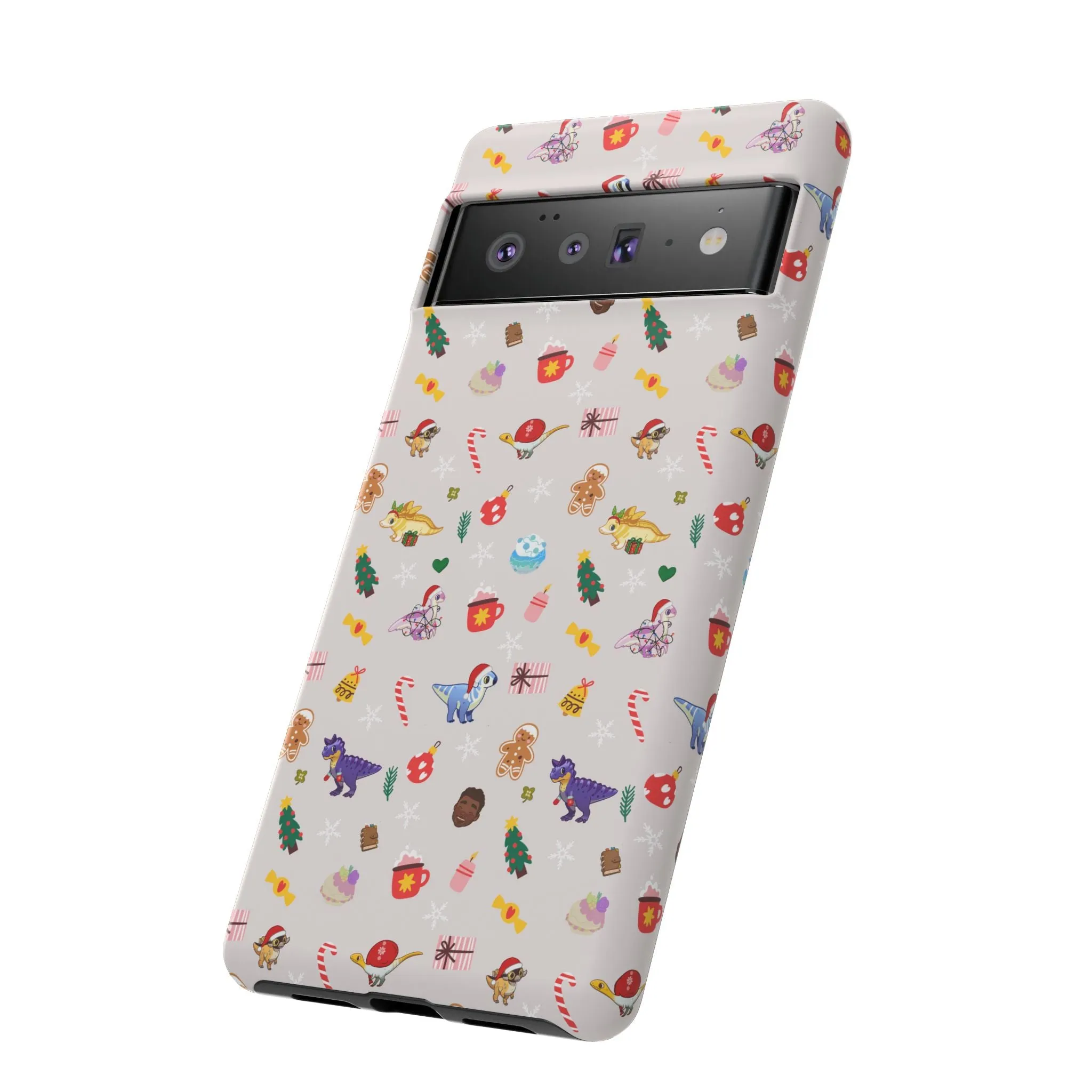 Holiday Dinos - Phone Case