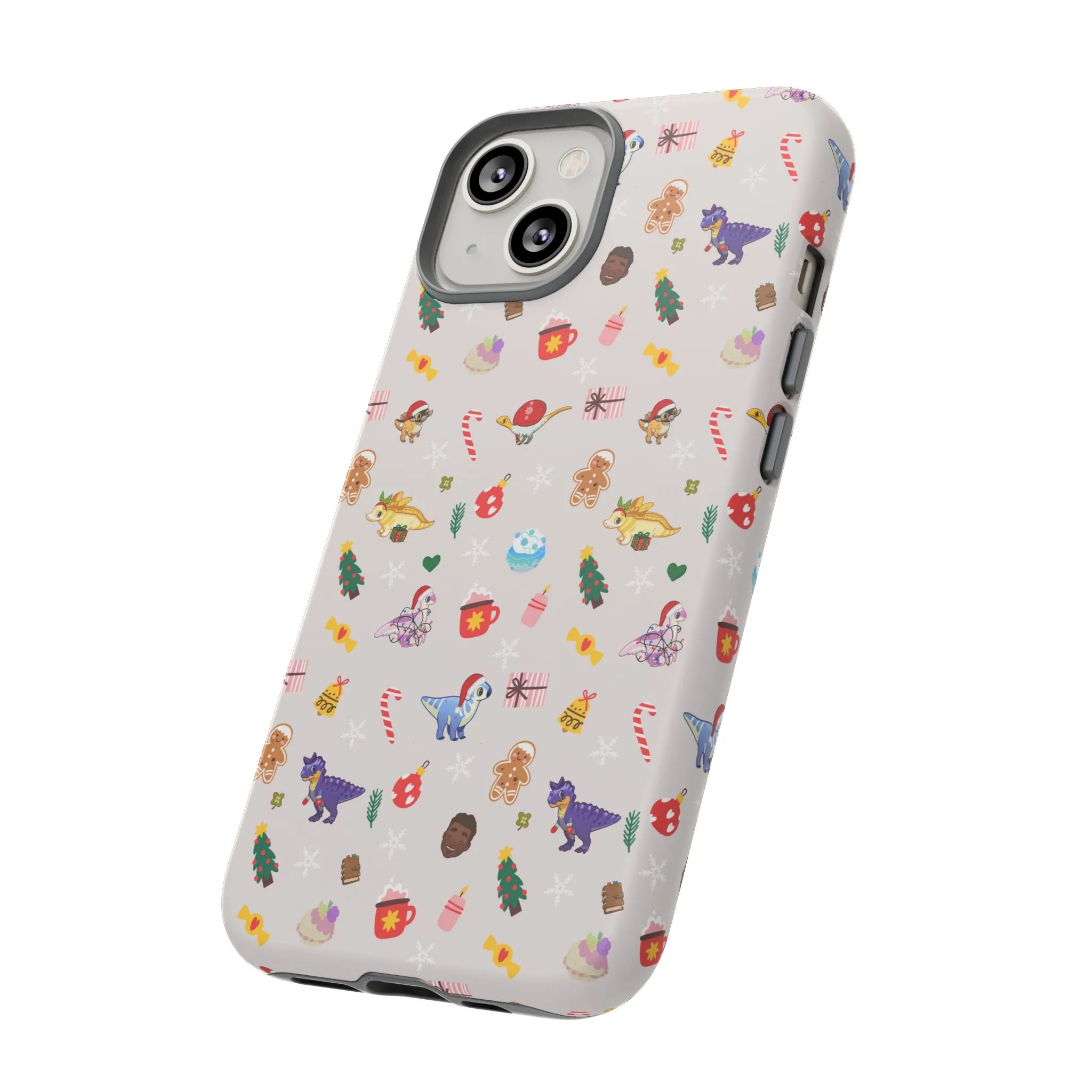 Holiday Dinos - Phone Case