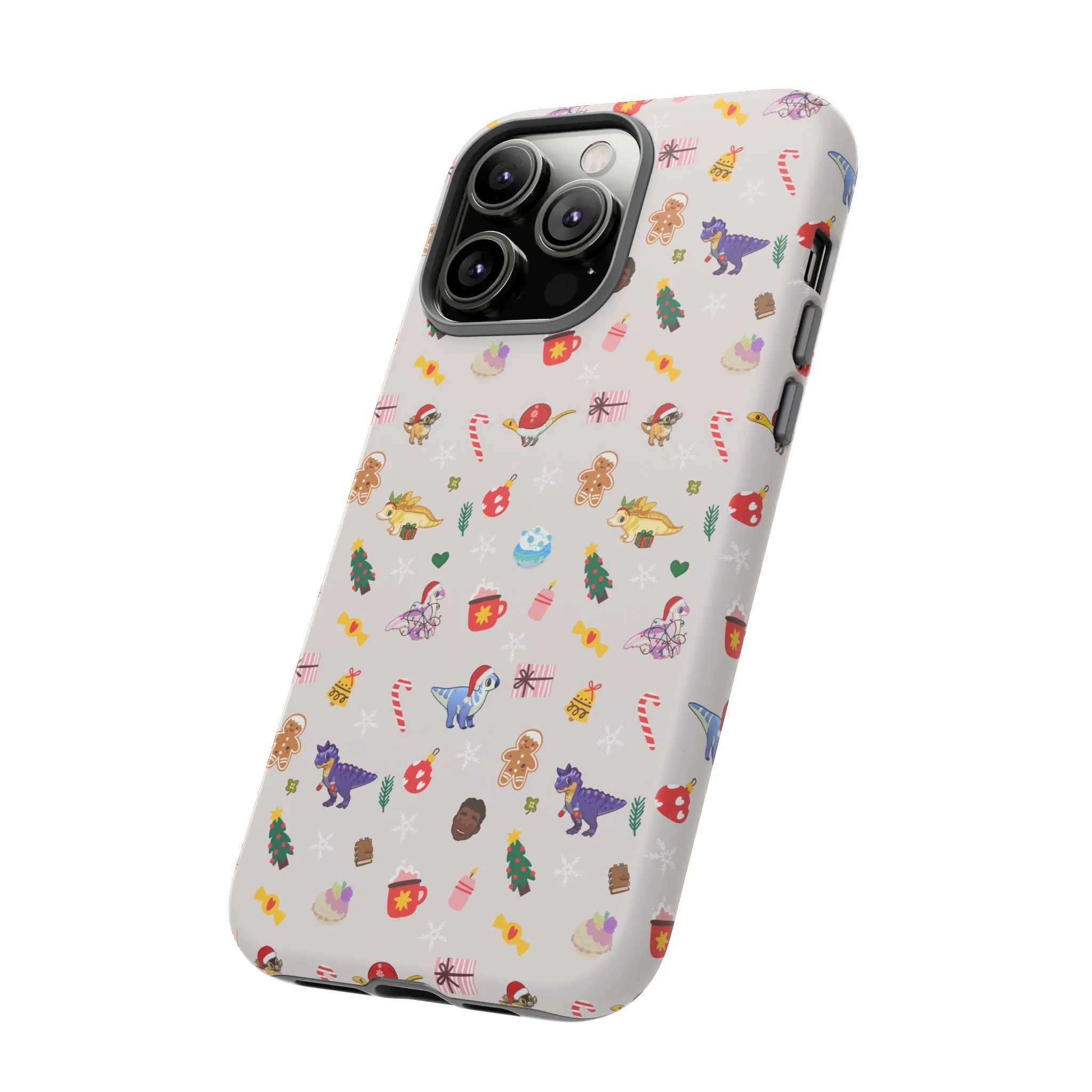 Holiday Dinos - Phone Case