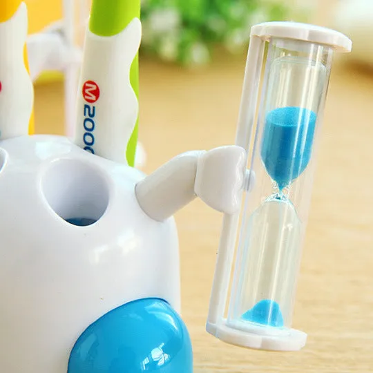 Hourglass Toothbrush Holder