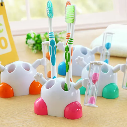 Hourglass Toothbrush Holder