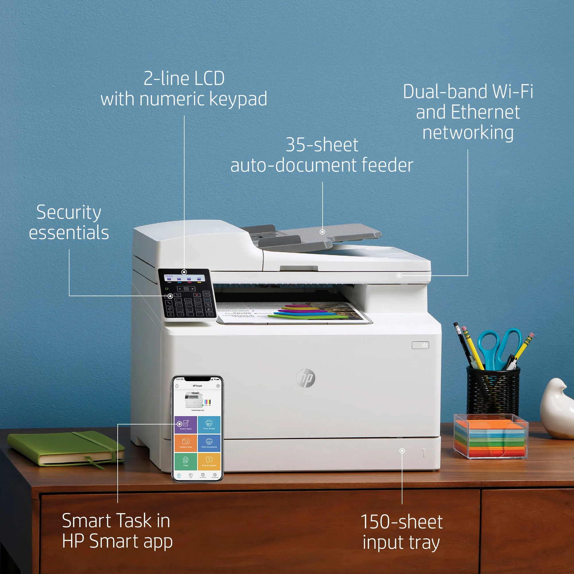 HP Color LaserJet Pro MFP M183fw Printer