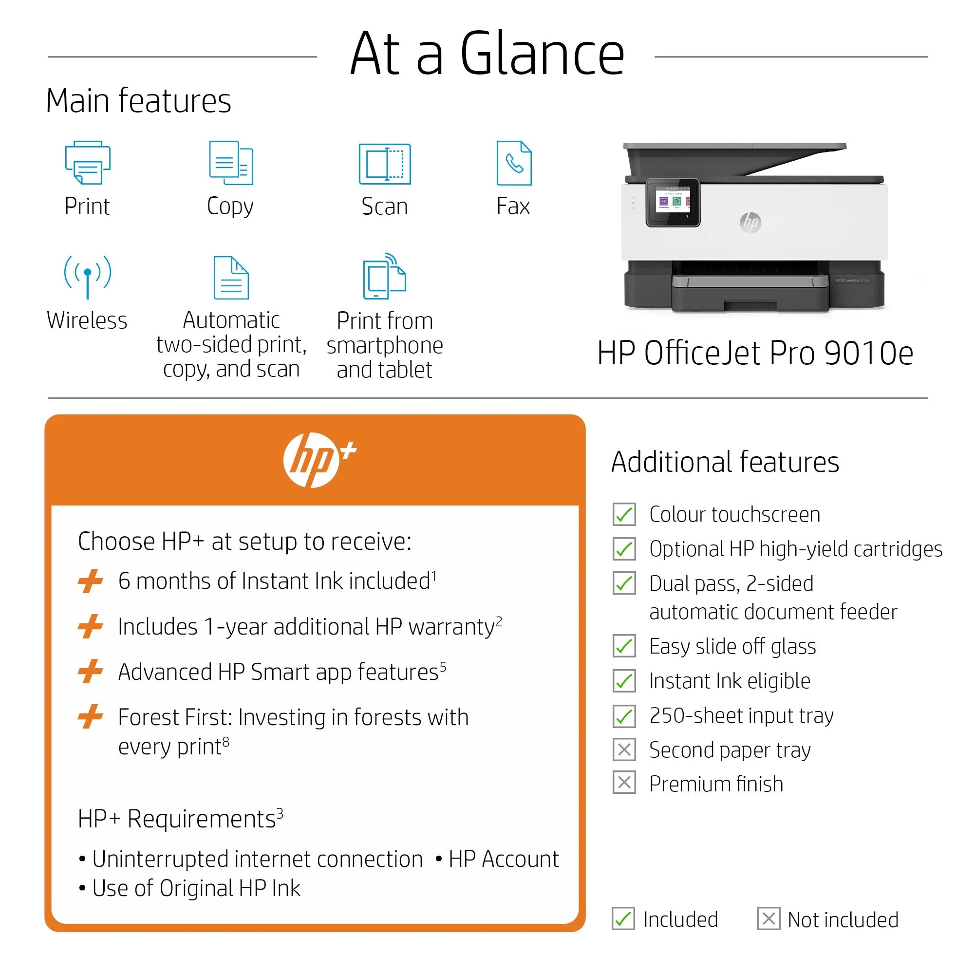 HP OfficeJet Pro 9010e All-in-One Printer