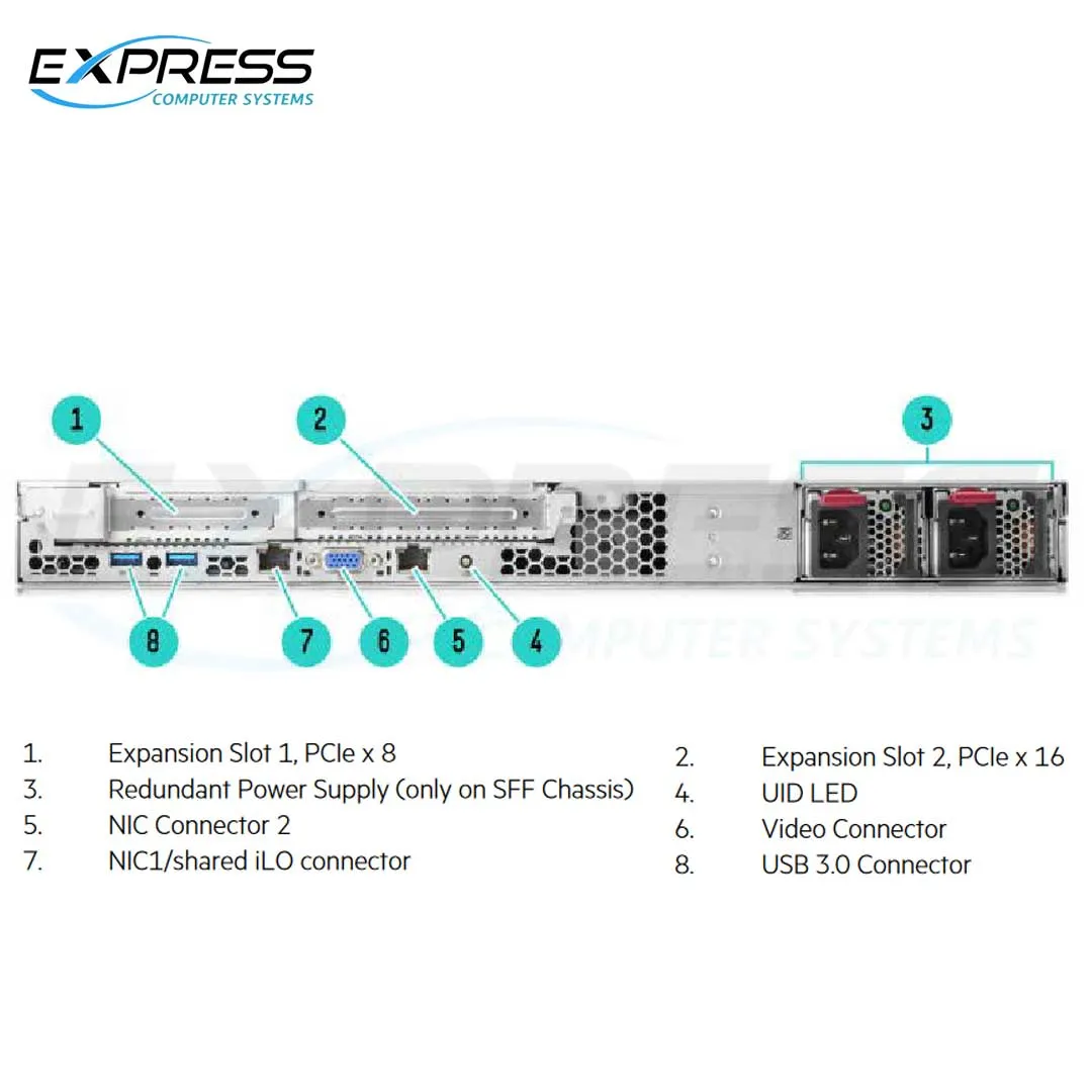 HPE ProLiant DL20 Gen9 G4560 8GB-U Non-hot Plug 2LFF 290W PS Entry Server | 871428-B21