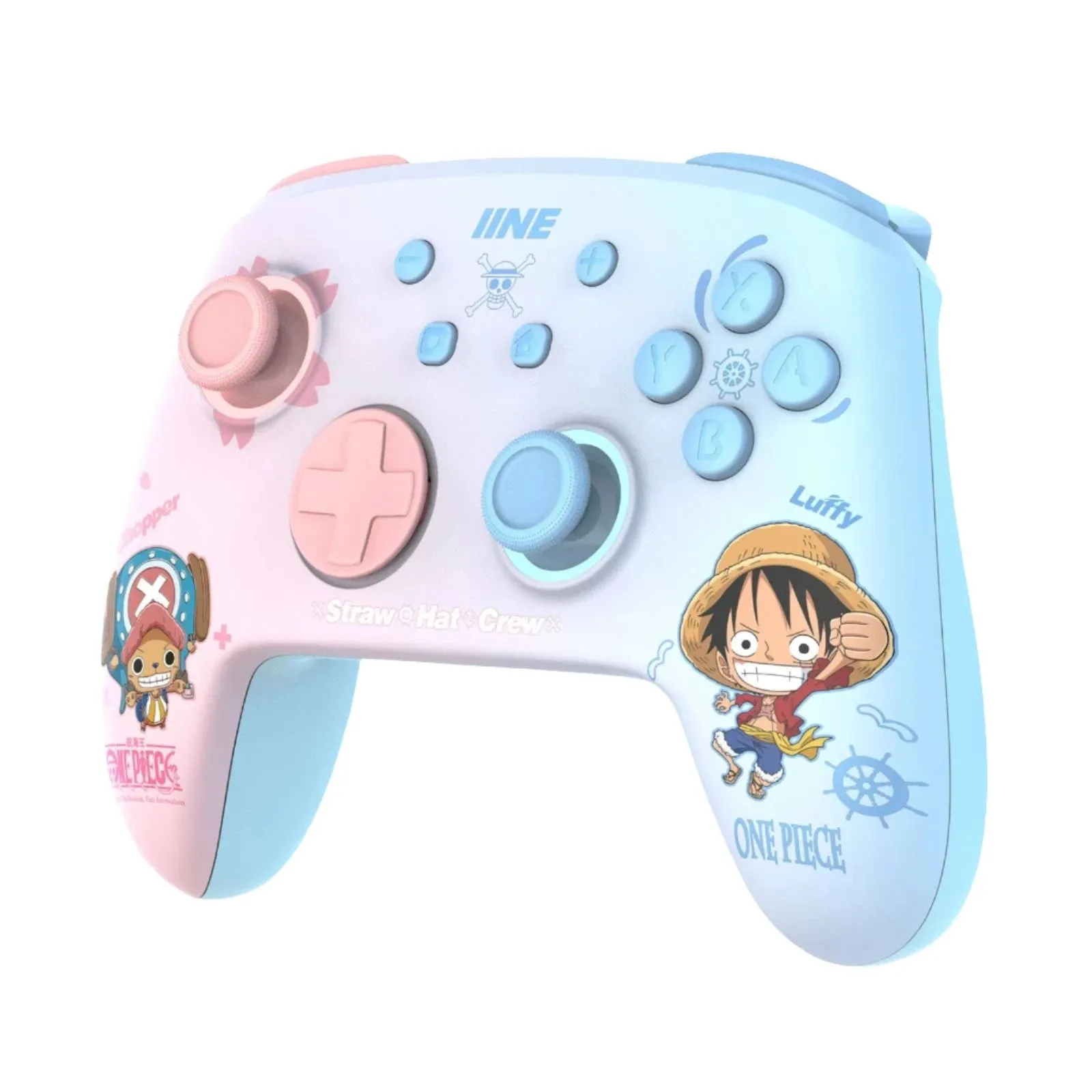 IINE Cartoon Design Wireless Pro Controller: For Switch with Amiibo, 6-Axis Motion, Turbo, Macro, and more