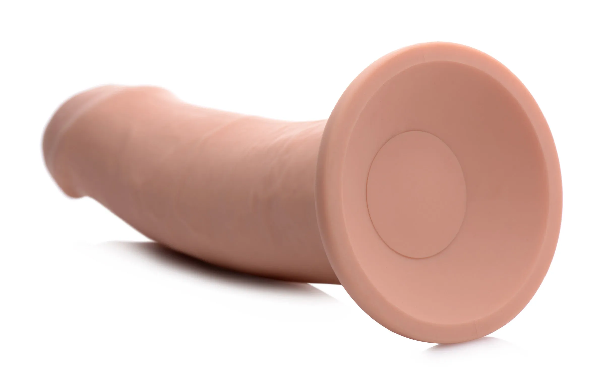 Inflatable And Vibrating Remote Control Silicone Dildo