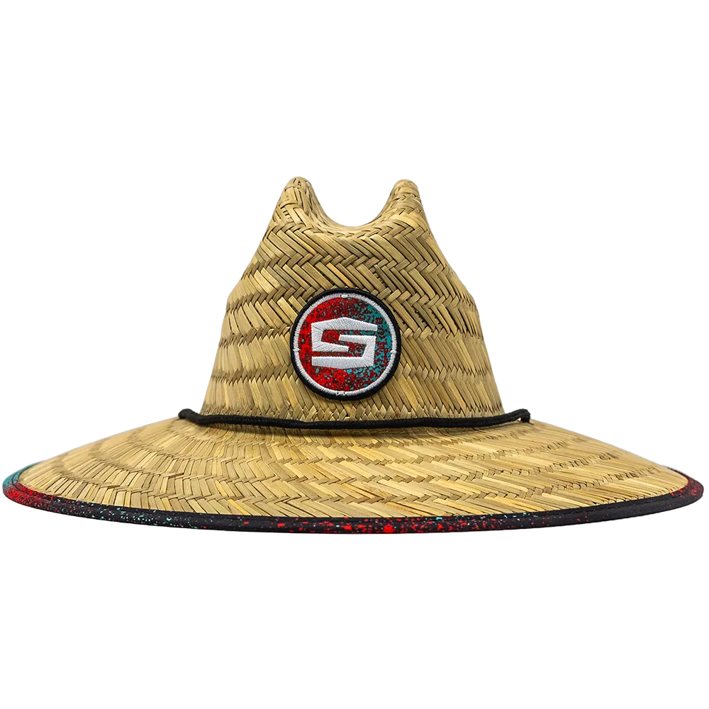 Inverted Overspray Straw Hat