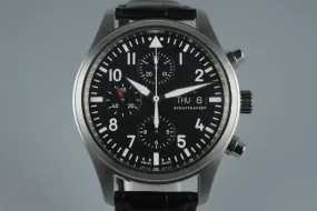 IWC Pilot Chronograph IW3717 with Box and Papers