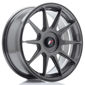 JAPAN RACING - JR WHEELS JR11 17X7.25 ET35-40 CUSTOM PCD HYPER GREY