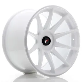 JAPAN RACING - JR WHEELS JR11 18X10.5 ET22-25 CUSTOM PCD WHITE