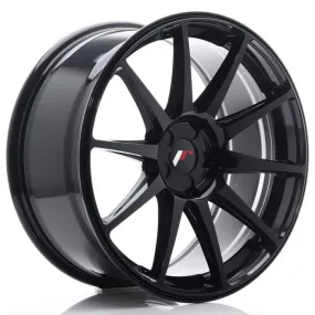 JAPAN RACING - JR WHEELS JR11 19X8.5 ET25-40 5 STUD CUSTOM PCD GLOSS BLACK