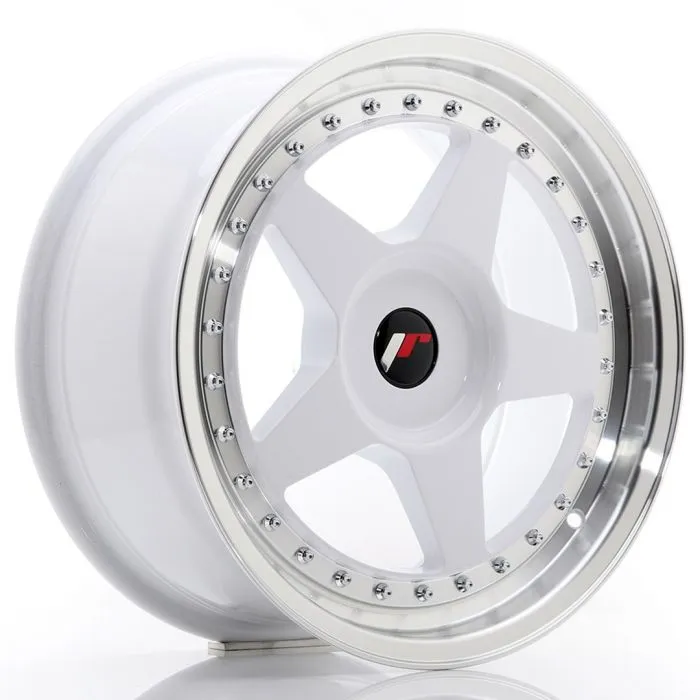 JAPAN RACING - JR WHEELS JR6 17X8 ET20-35 CUSTOM PCD WHITE