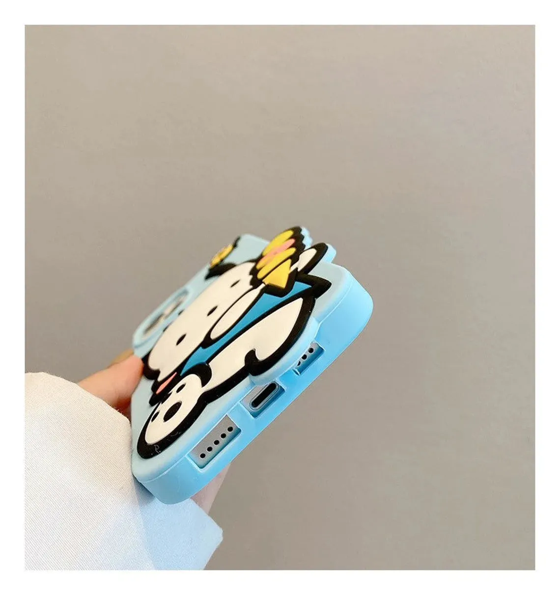 Japanese Cartoon PC with Ice Cream Blue Soft iPhone Case XS XR X 11 12 13 14 Pro Promax