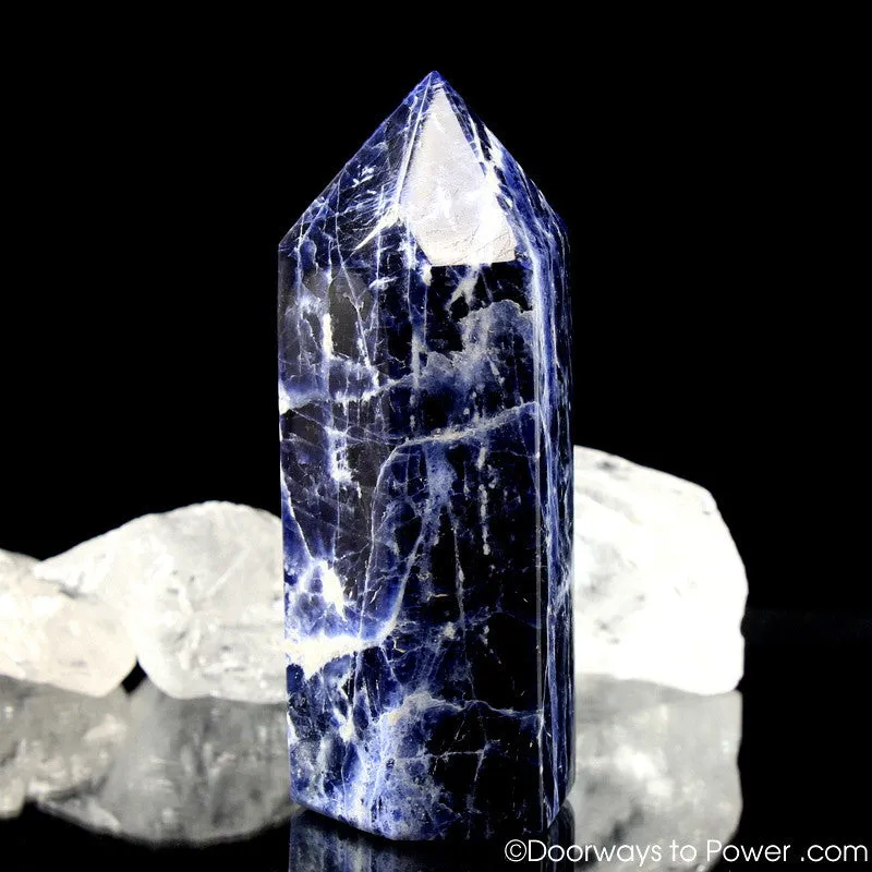 John of God Soldalite Generator Point Crystal