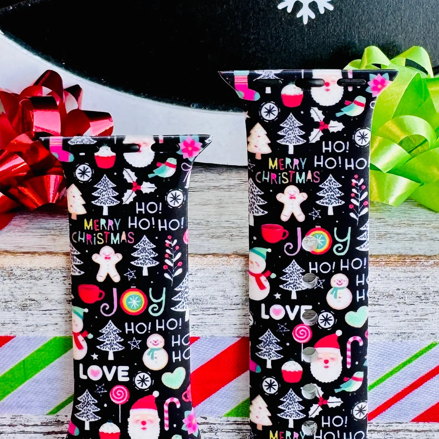 Jolly Wrist-mas Print Silicone Band For Apple Watch