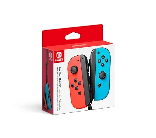 Joy-Con Controllers (L/Neon Red   R/Neon Blue)