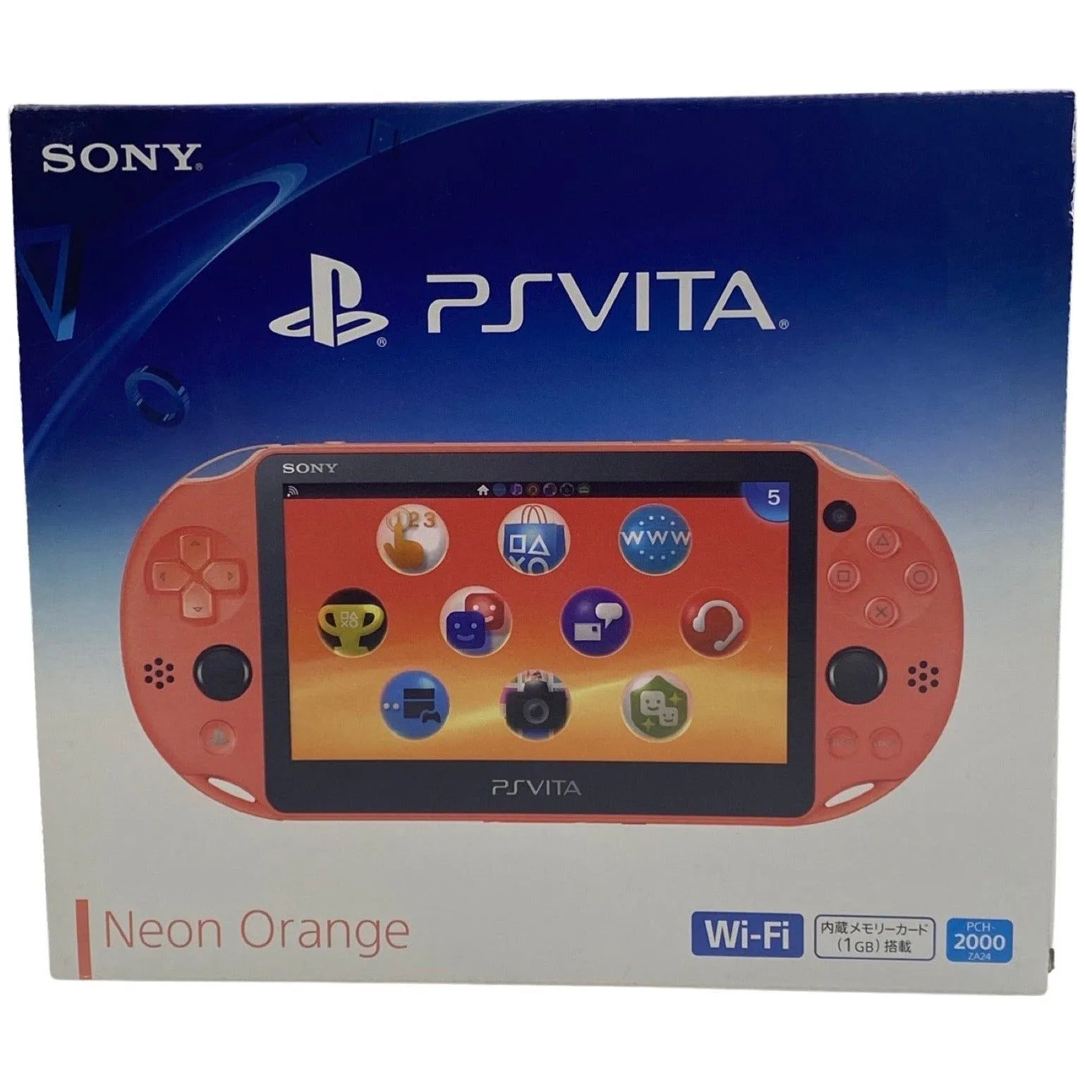 JP PlayStation Vita Wi-Fi Neon Orange - JP PlayStation Vita