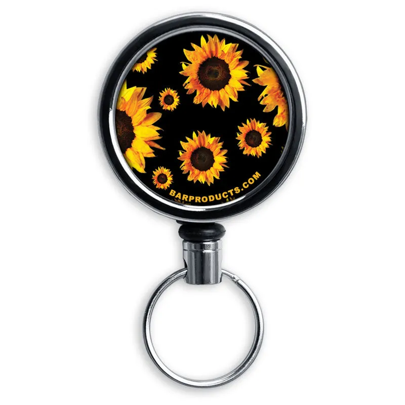 Kolorcoat™ Mini Opener with Retractable Reel  - Sunflowers