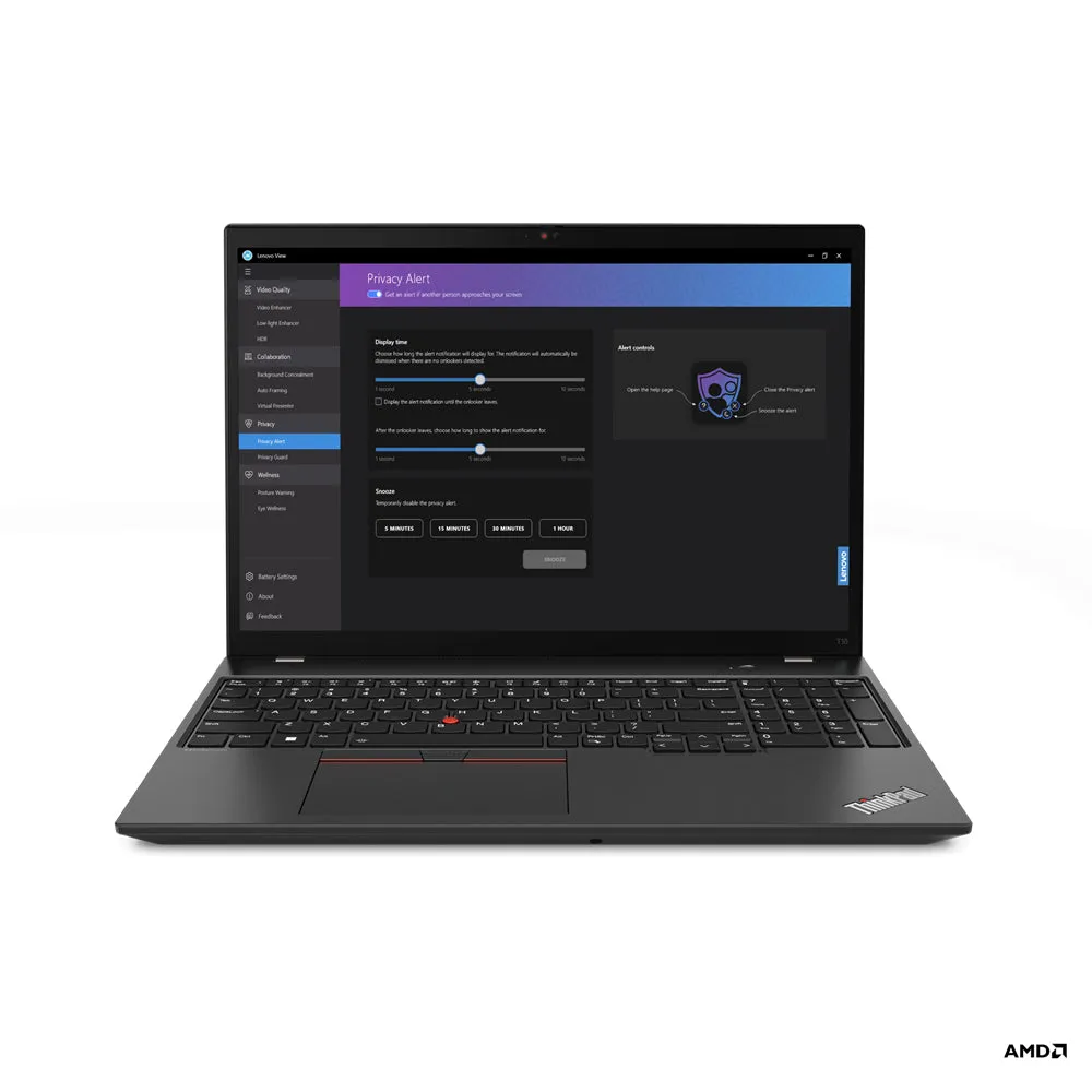 Lenovo Thinkpad T16 Gen 2 21K7 - 180-Degree Hinge Design - Amd Ryzen 7 Pro - 7840U / Up To 5.1 Ghz - Win 11 Pro - Radeon