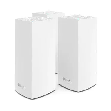 Linksys MX12600-UK mesh wi-fi system Tri-band (2.4 GHz / 5 GHz / 5 GHz) Wi-Fi 6 (802.11ax) White 3 Internal