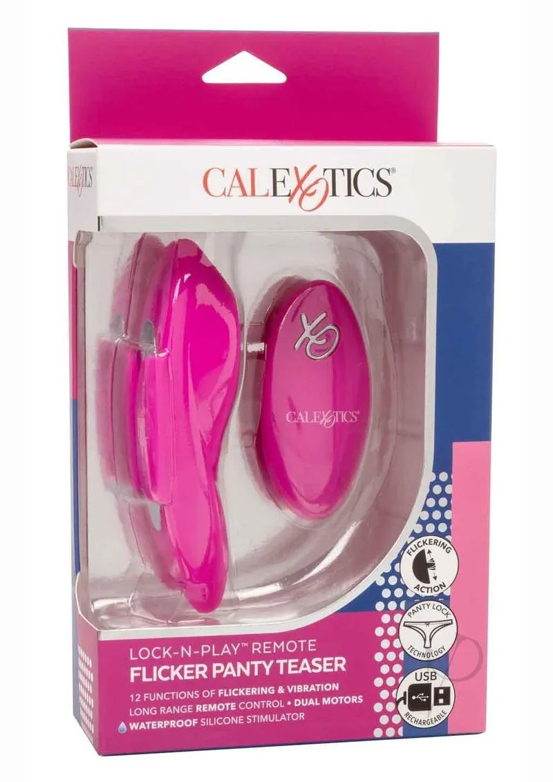 Lock N Play Remote Flicker Panty Pink