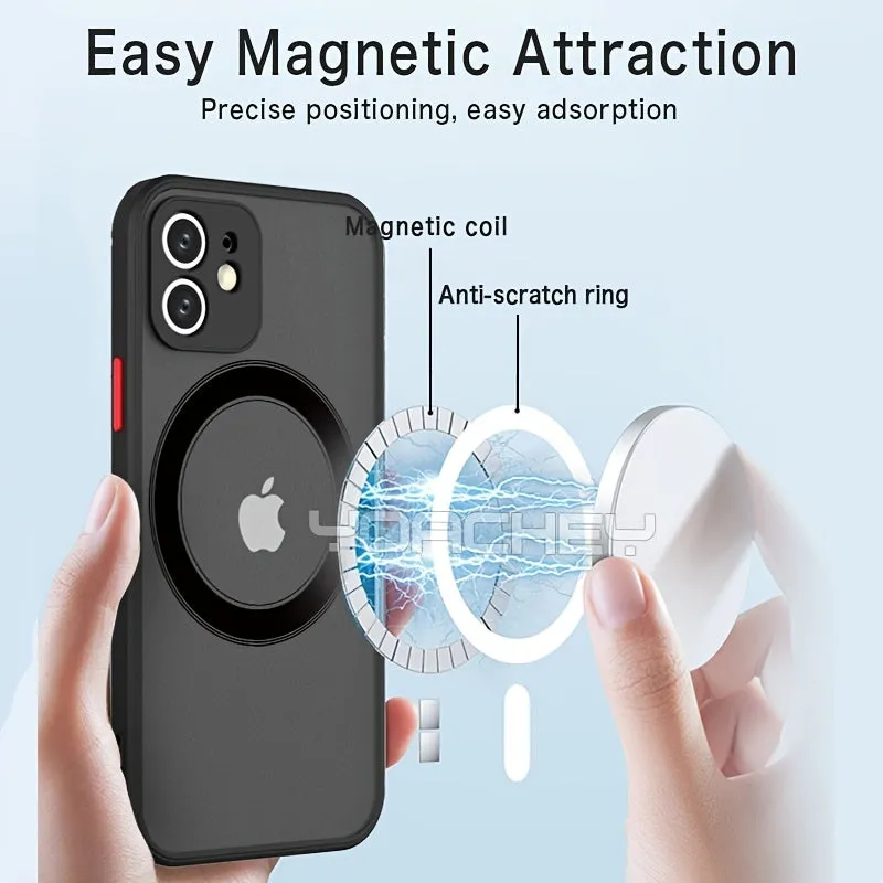 Luxury Magnetic Shockproof Armor Phone Case Cover