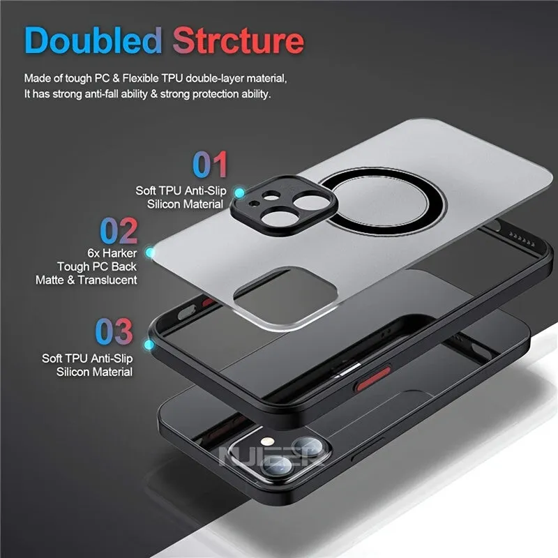 Luxury Magnetic Shockproof Armor Phone Case Cover