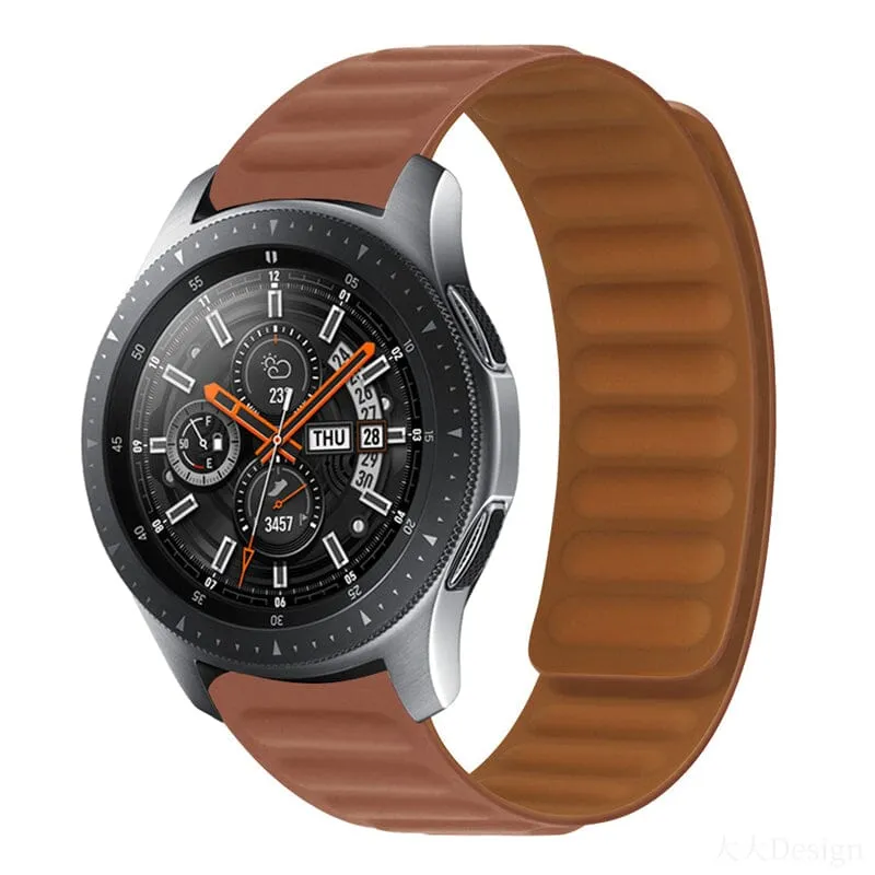 Magnetic Silicone Watch Straps Compatible with the Amazfit 20mm Range