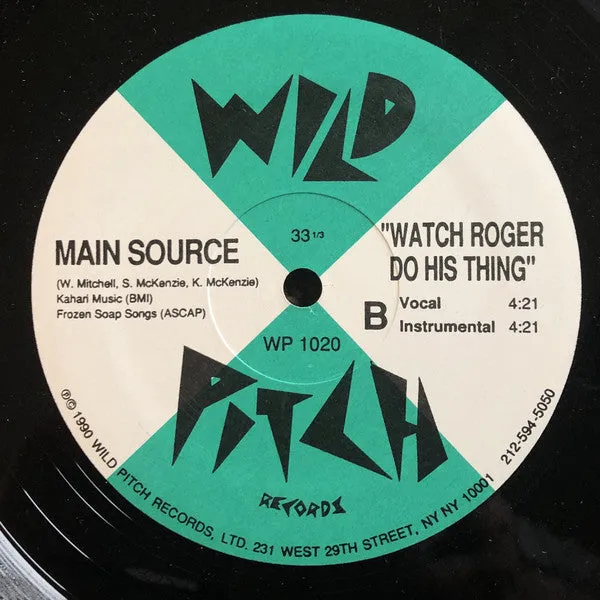 Main Source - Looking At The Front Door (12") (VG )