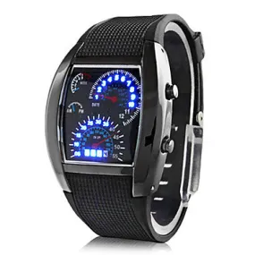 Men's Watch Sports Speedometer Style LED Digital