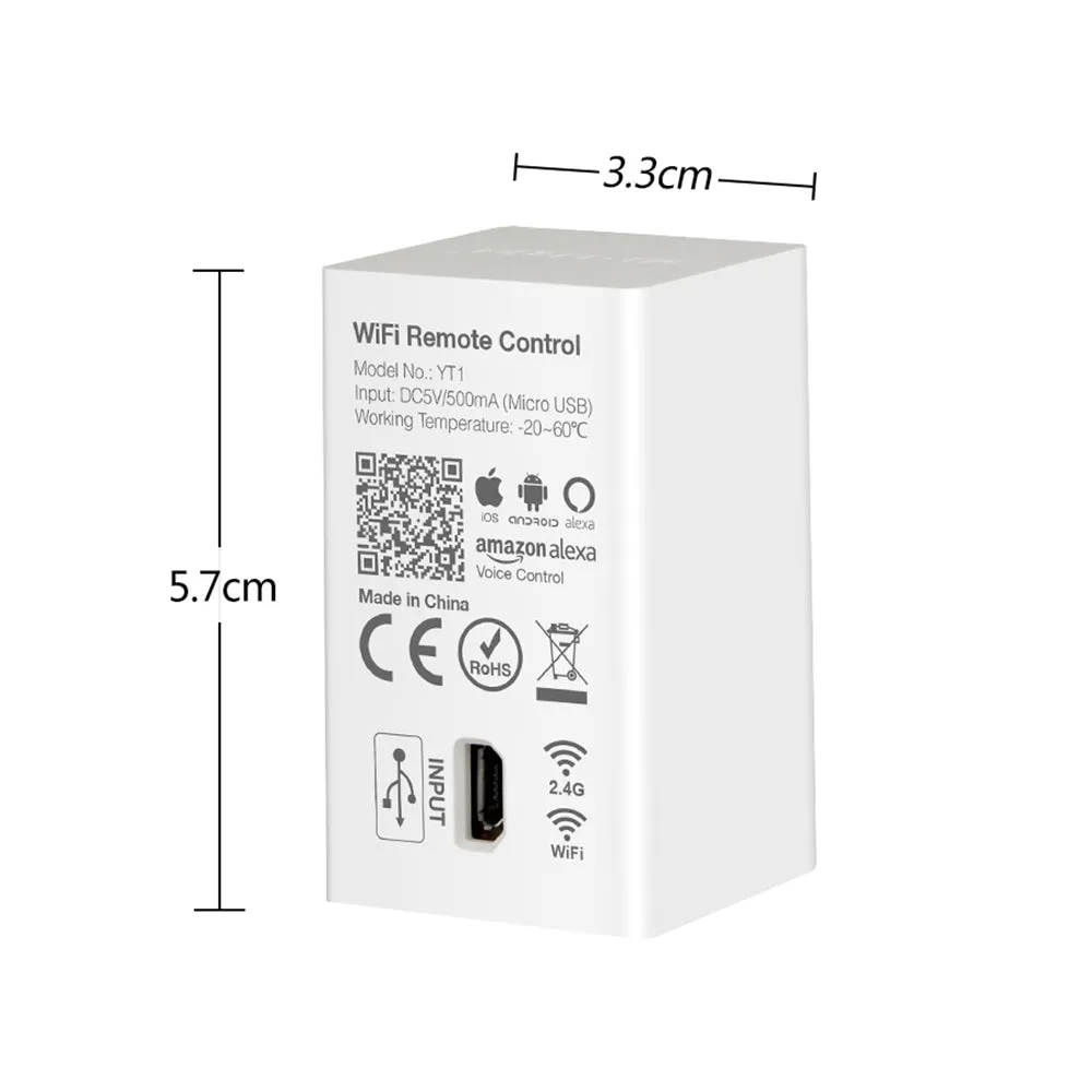 Milight YT1 USB WiFi Smart Voice APP Remote Controller Wireless RF for RGB CCT RGBW LED Strip Light Bulb DC5V 2.4G