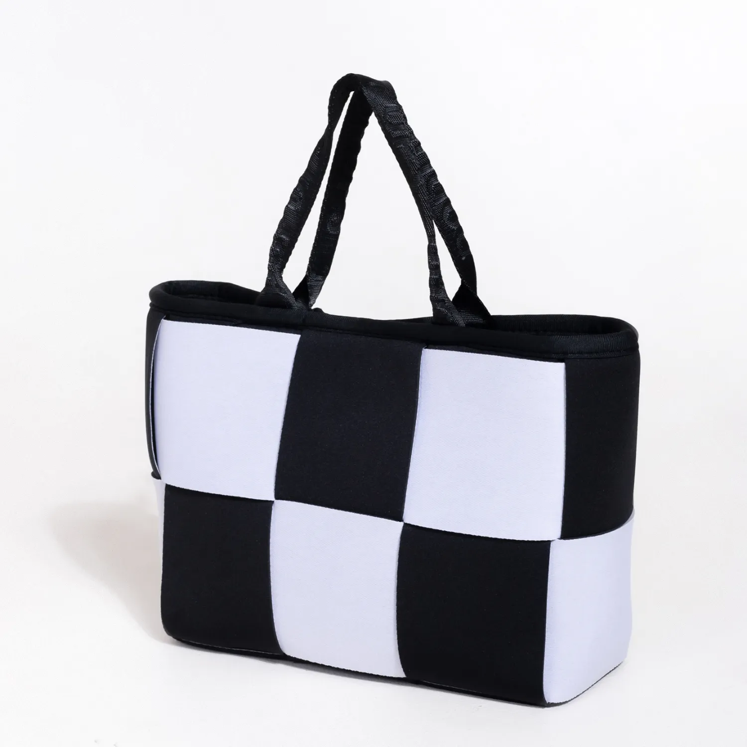 MINI ICON TOTE BLACK AND WHITE