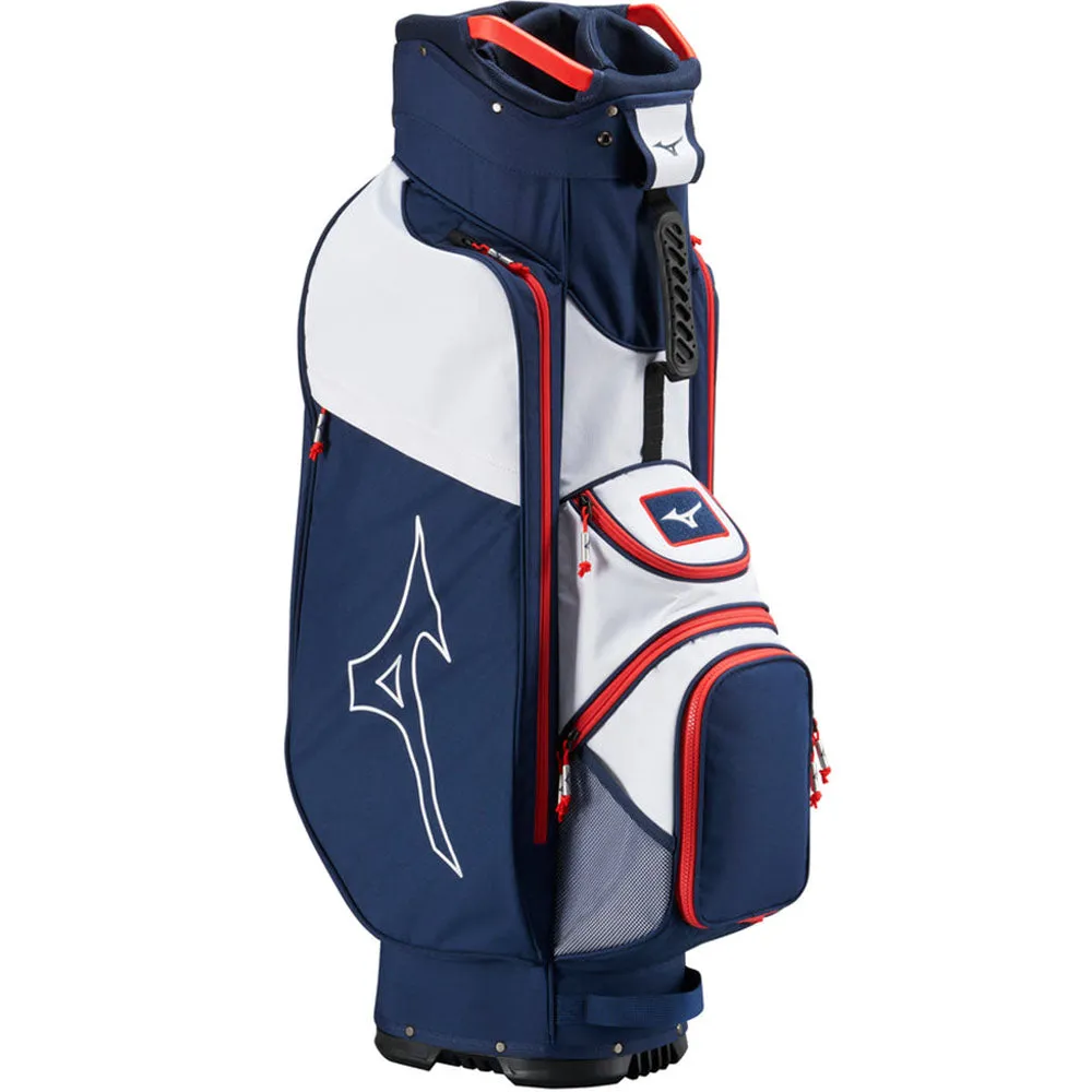 Mizuno Light Weight 7-Way Cart Bag - Navy/White