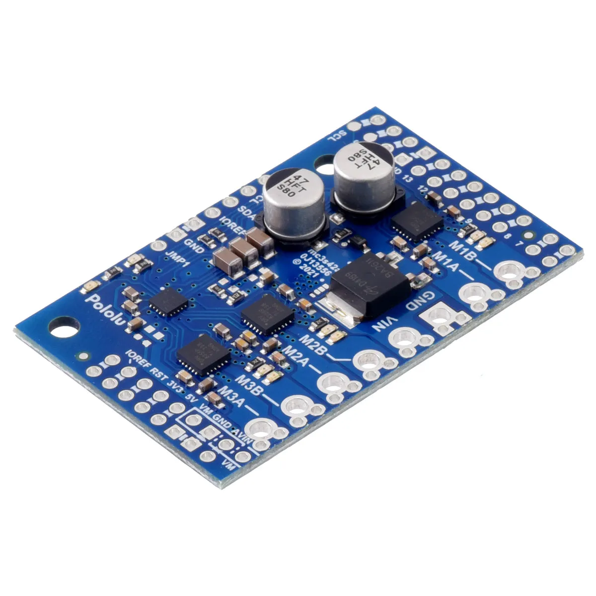 Motoron M3S256 Triple Motor Controller Shield Kit for Arduino