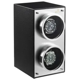 MOZSLY® Double Watch Winder -Black Carbon Brazed Piano Paint