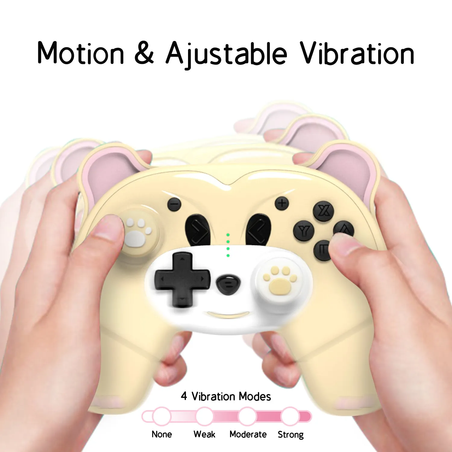 Mytrix Perry the Yellow Bear Wireless Switch Pro Controller with Macro Definition for Nintendo Switch [Discontinued]