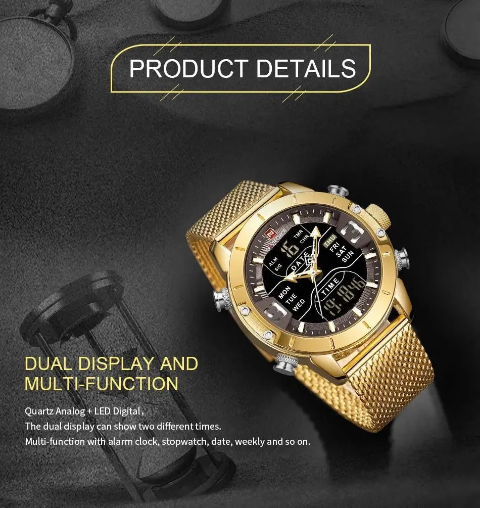 NAVIFORCE Luxury Quartz Sports Watch