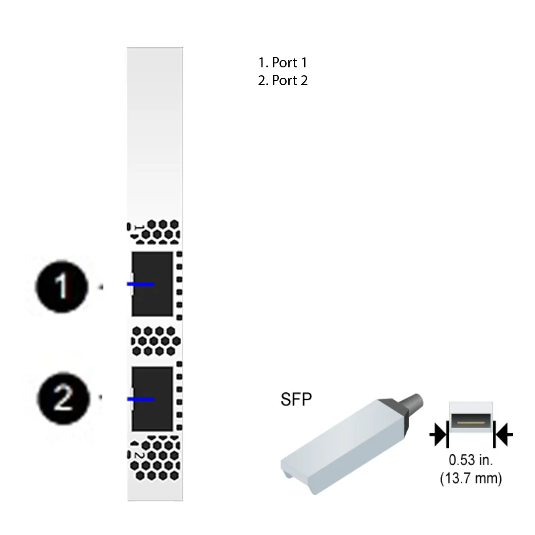 NetApp Adapter X1122A (ONTAP) PCIe3 bus with plug SFP28 (2p 25GbE RoCE SFP28 Cu|Op)