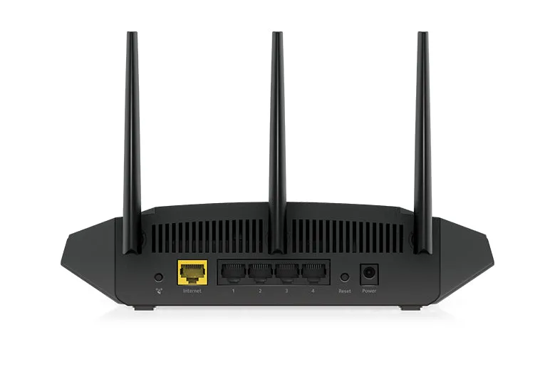 Netgear Rax10 - Wireless Router 4-Port Switch - 1Gbe - Wi-Fi 6 - Dual Band