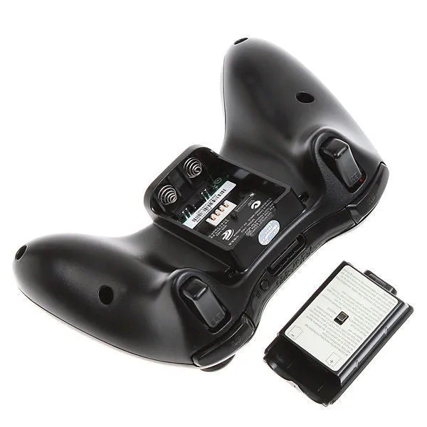 New Wireless Cordless Shock Game Joypad Controller For xBox 360 - Black