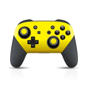 Nintendo Switch Pro CONTROLLER GLOSSY Lemon Yellow Skin