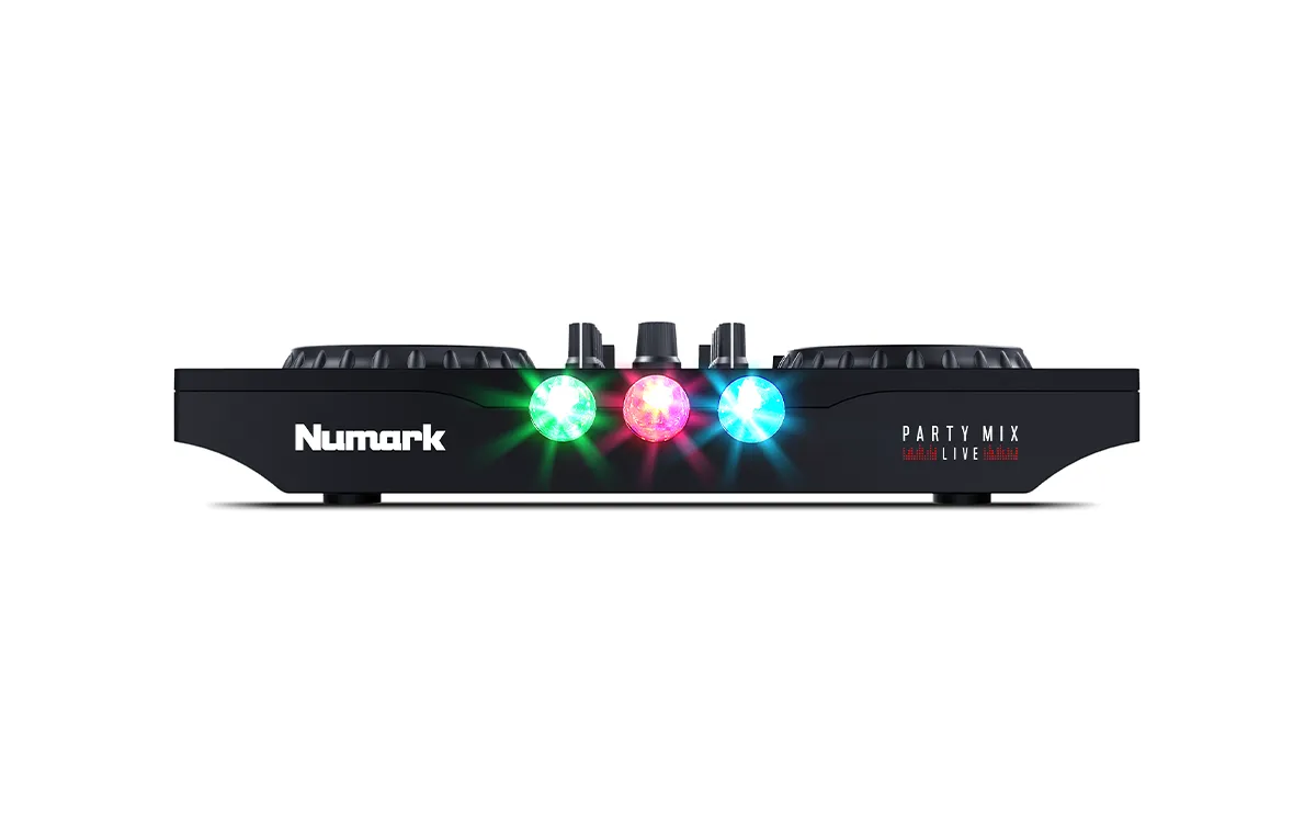 Numark PARTY MIX LIVE DJ Controller w/ Built-In Light Show & Speaker